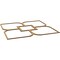 Ekena Millwork 78 34W x 78 34H x 38T Large Olivia Decorative Fretwork Wood Ceiling Panels, Wood Paint Grade CELW79X79X0375OLVMF - alternate 5